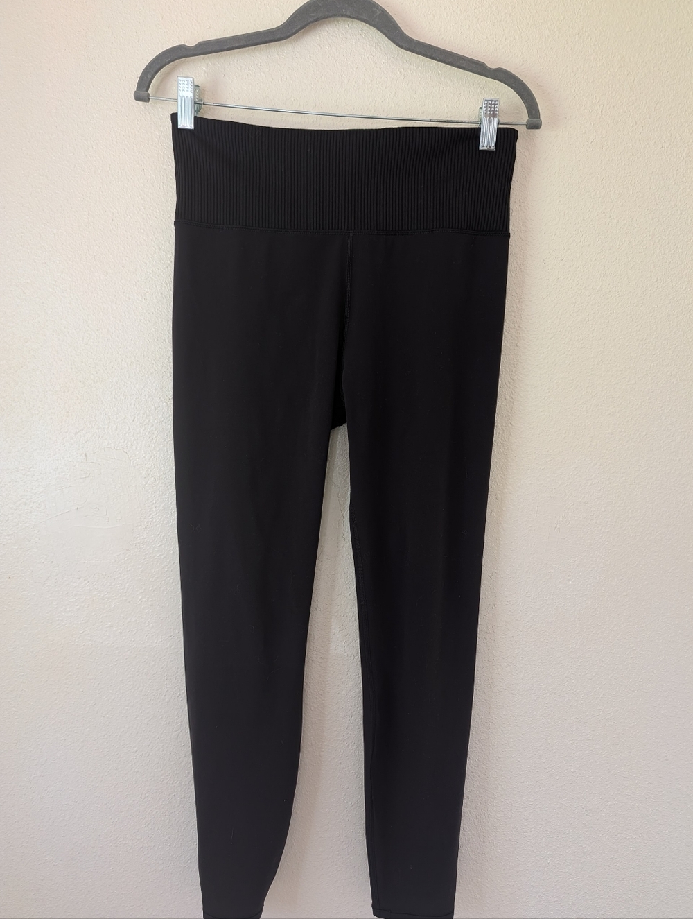 Vuori Rib Studio Leggings Size Large In Black